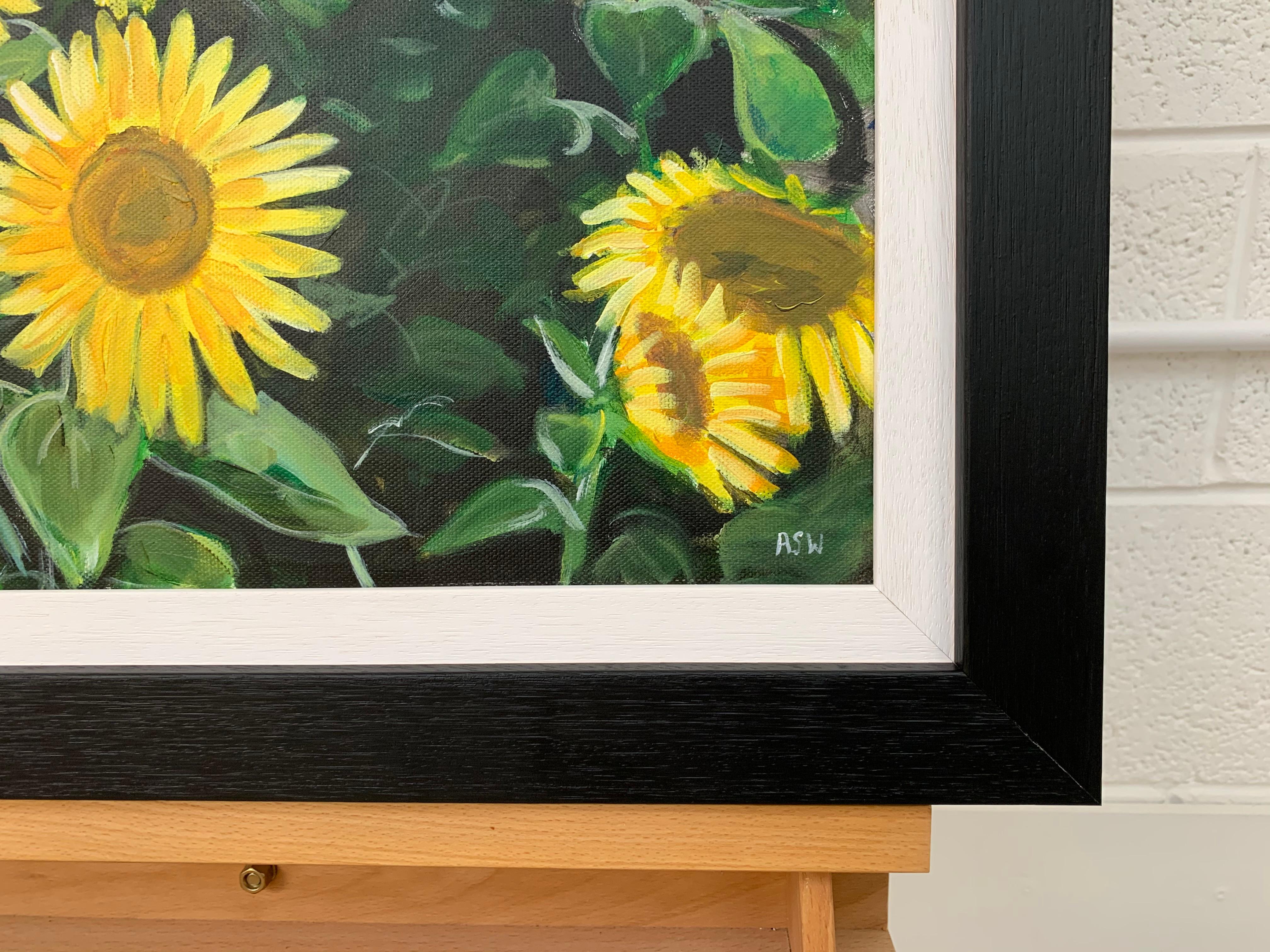Original Painting of a Field of Sunflowers in the Sunshine, France by leading British Landscape Artist, Angela Wakefield. 

Art measures 18 x 24 inches
Frame measures 23 x 29 inches

Angela Wakefield has twice been on the front cover of ‘Art of