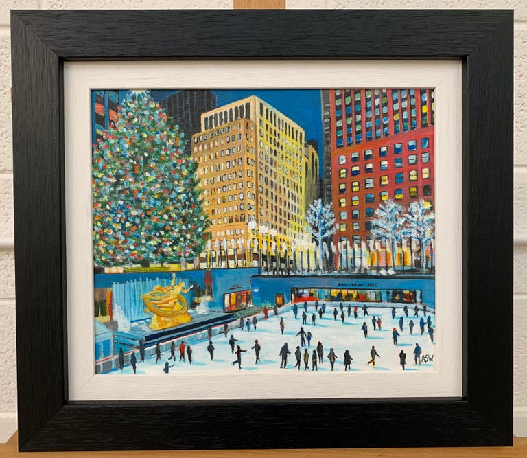 paintings of ice skaters