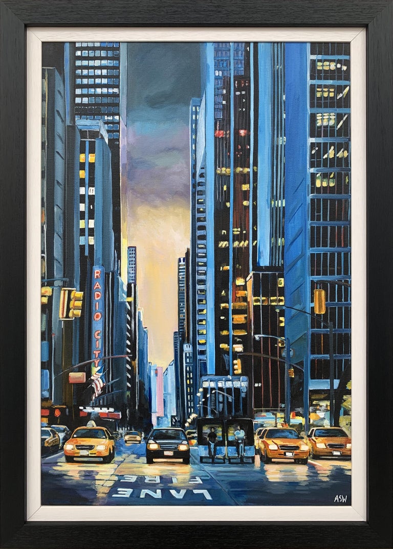 Angela Wakefield Painting Of Radio City New York Manhattan Nyc