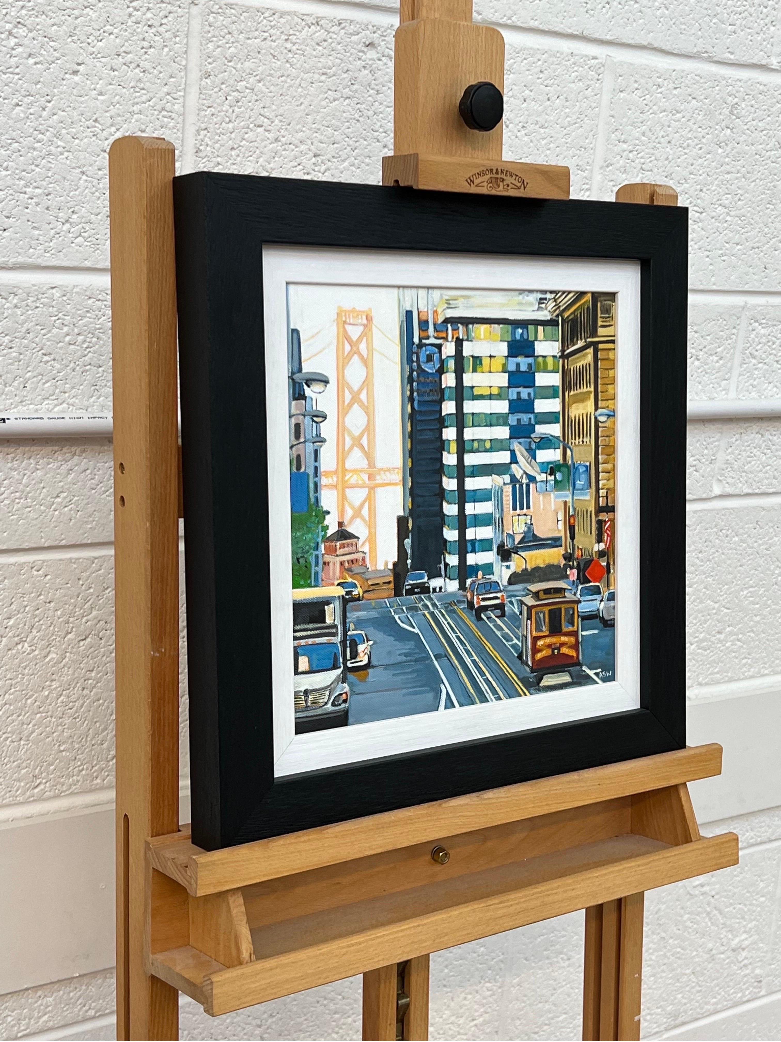 Quadro originale del ponte della baia di San Francisco in California realizzato dall'artista britannica contemporanea Angela Wakefield. Fa parte della serie California. 

L'arte misura 12 x 12 pollici
La cornice misura 16 x 16 pollici

Il San