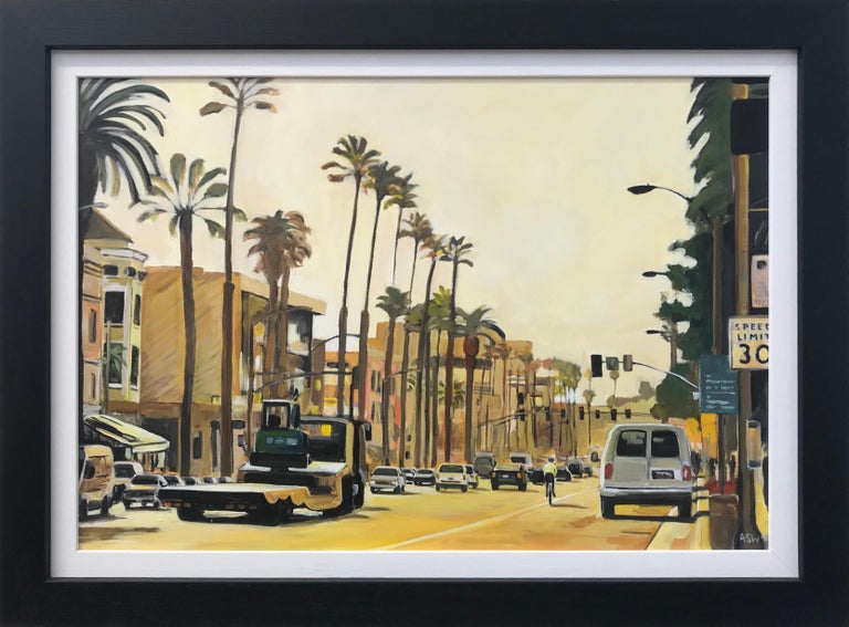 Angela Wakefield - Painting of Sunset Boulevard Los Angeles USA by ...