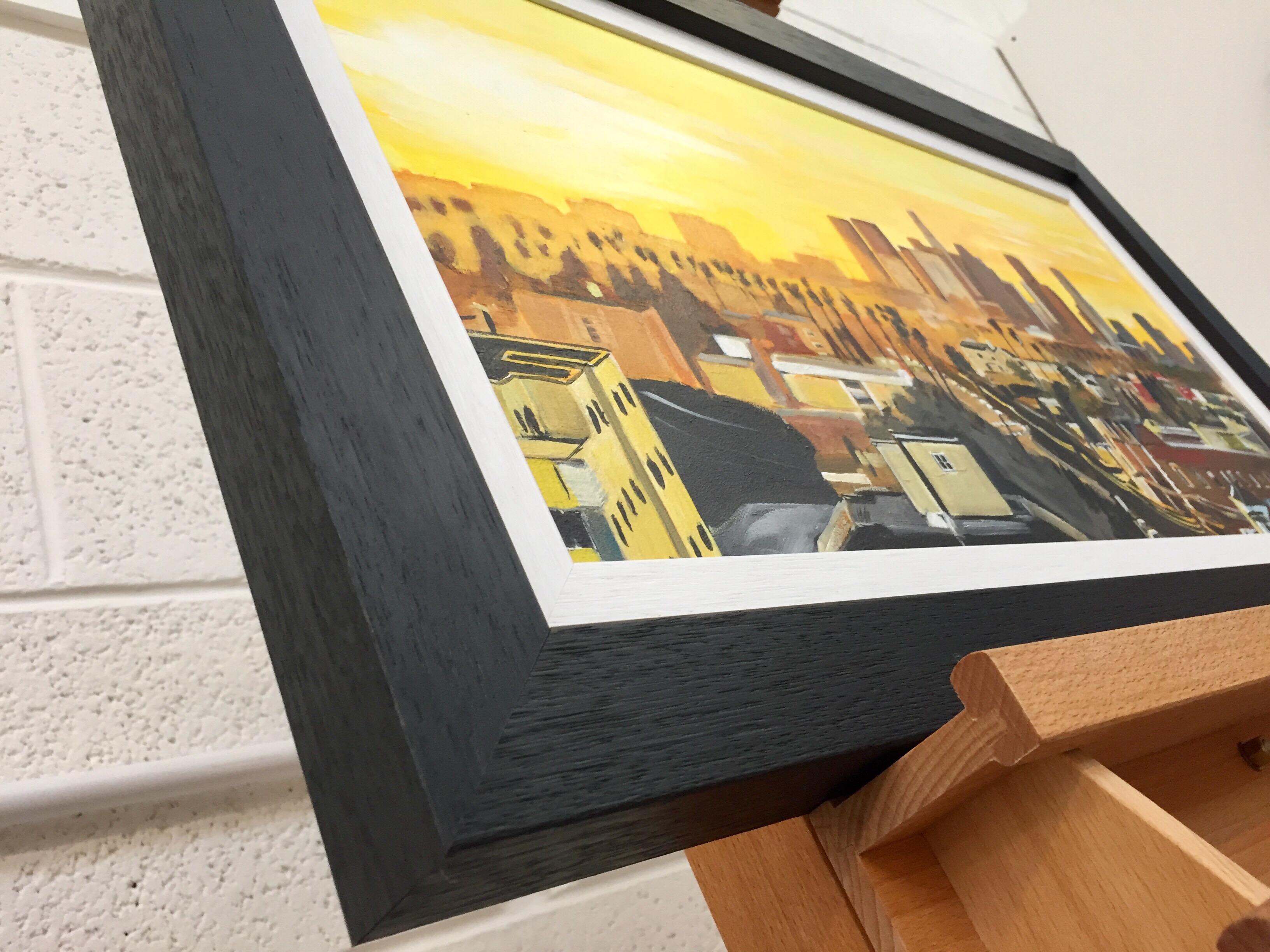 Quadro del tramonto a Los Angeles California USA realizzato da un artista paesaggista britannico in vendita 9