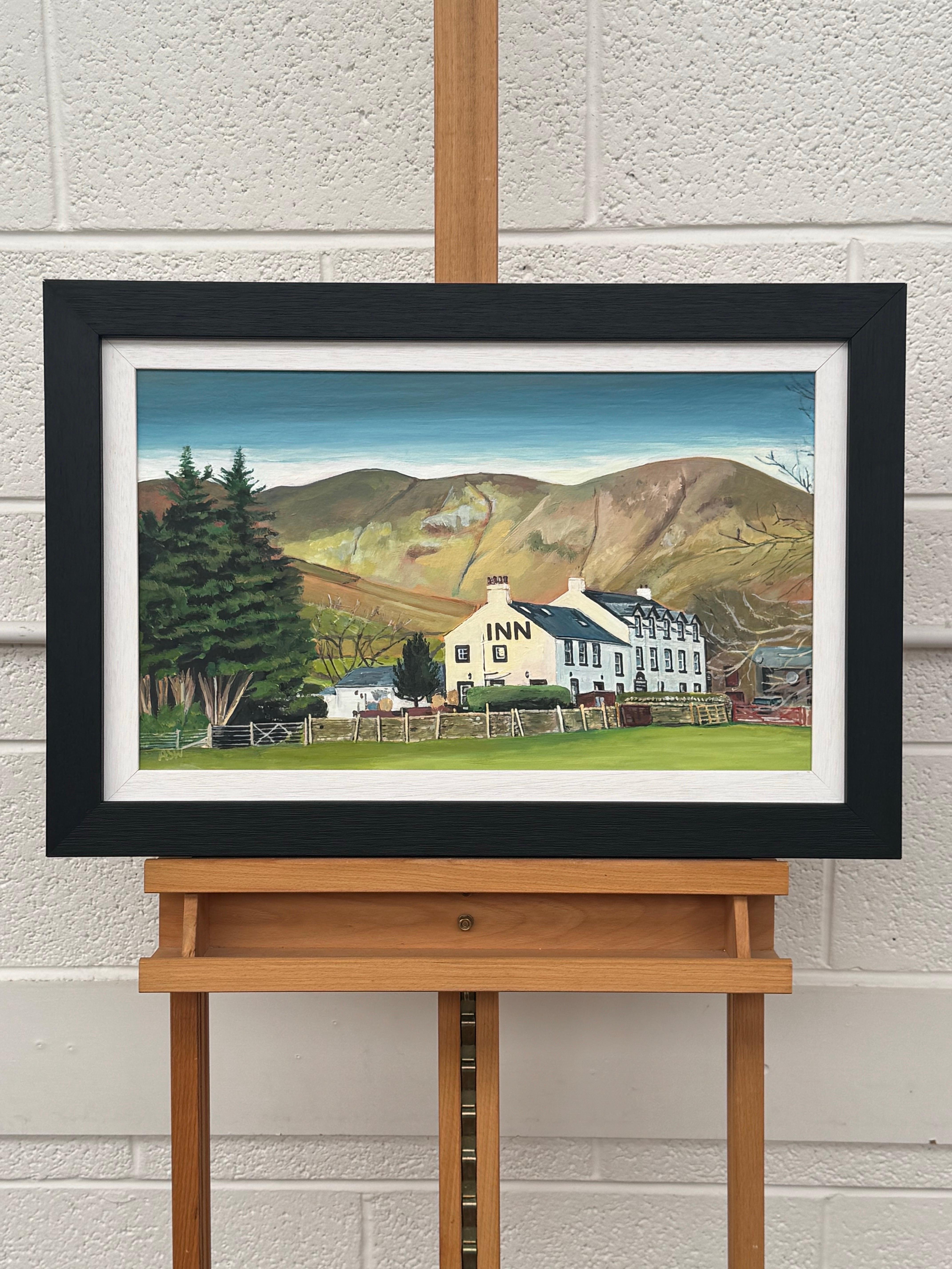 Quadro della locanda Wasdale Head nel Lake District in Inghilterra realizzato da un artista britannico - 2A in vendita 1