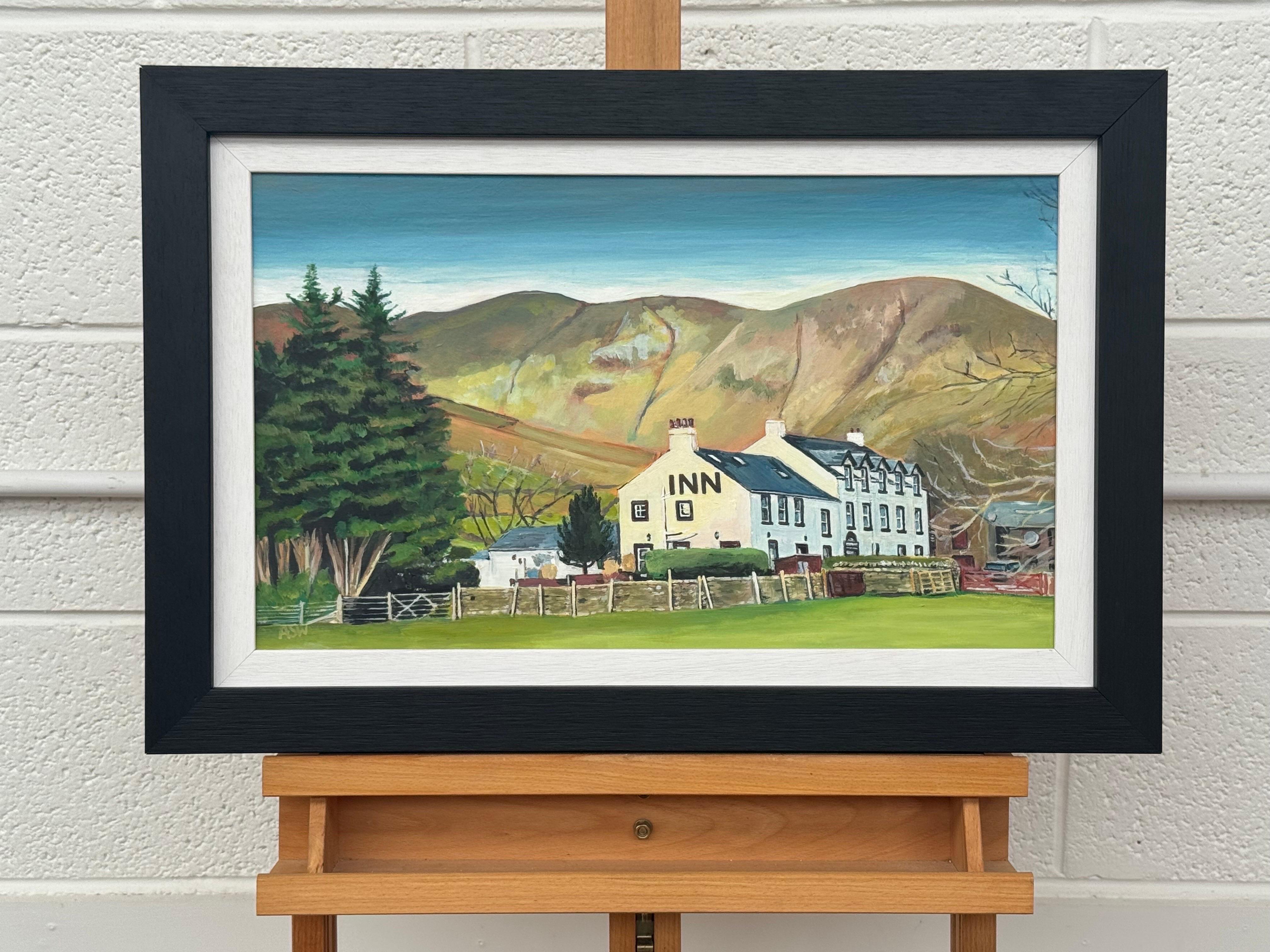 Quadro della locanda Wasdale Head nel Lake District in Inghilterra realizzato da un artista britannico - 2A in vendita 3