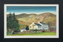 Peinture du château de Wasdale, dans le Lake District, Angleterre, par un artiste britannique - 2A