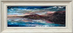 Panoramic Seascape of Devon Cliffs & Coastline by Contemporary British Artist