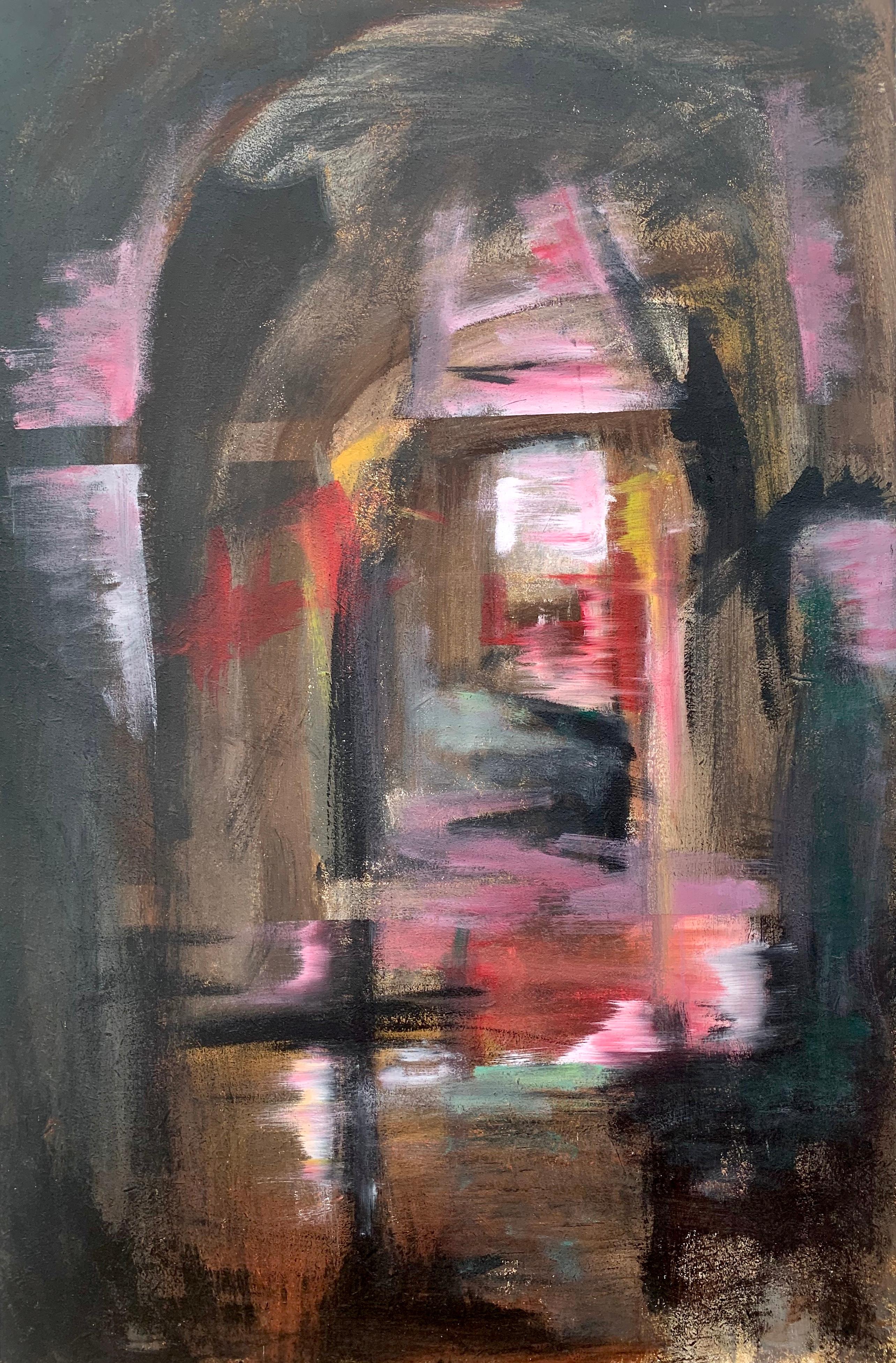 Railway Arches & Bridges Abstract Expressionist Art by Modern British Painter For Sale 2