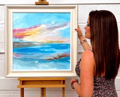 Seascape Cloud Skyscape Impressionist Landscape by Contemporary British Artist