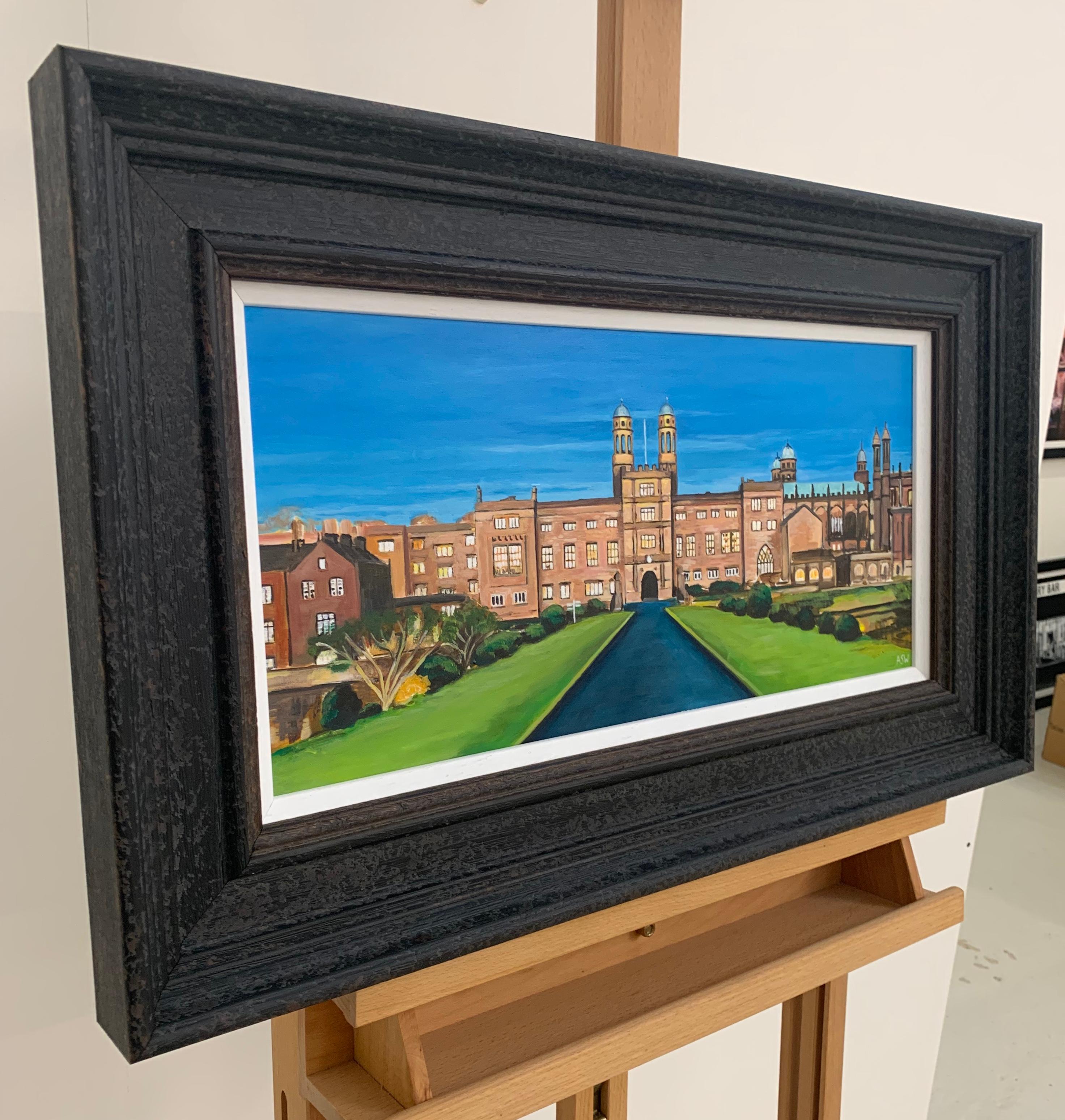 Stonyhurst College 16th Century Grade 1 Listed Building in English Countryside - Painting by Angela Wakefield