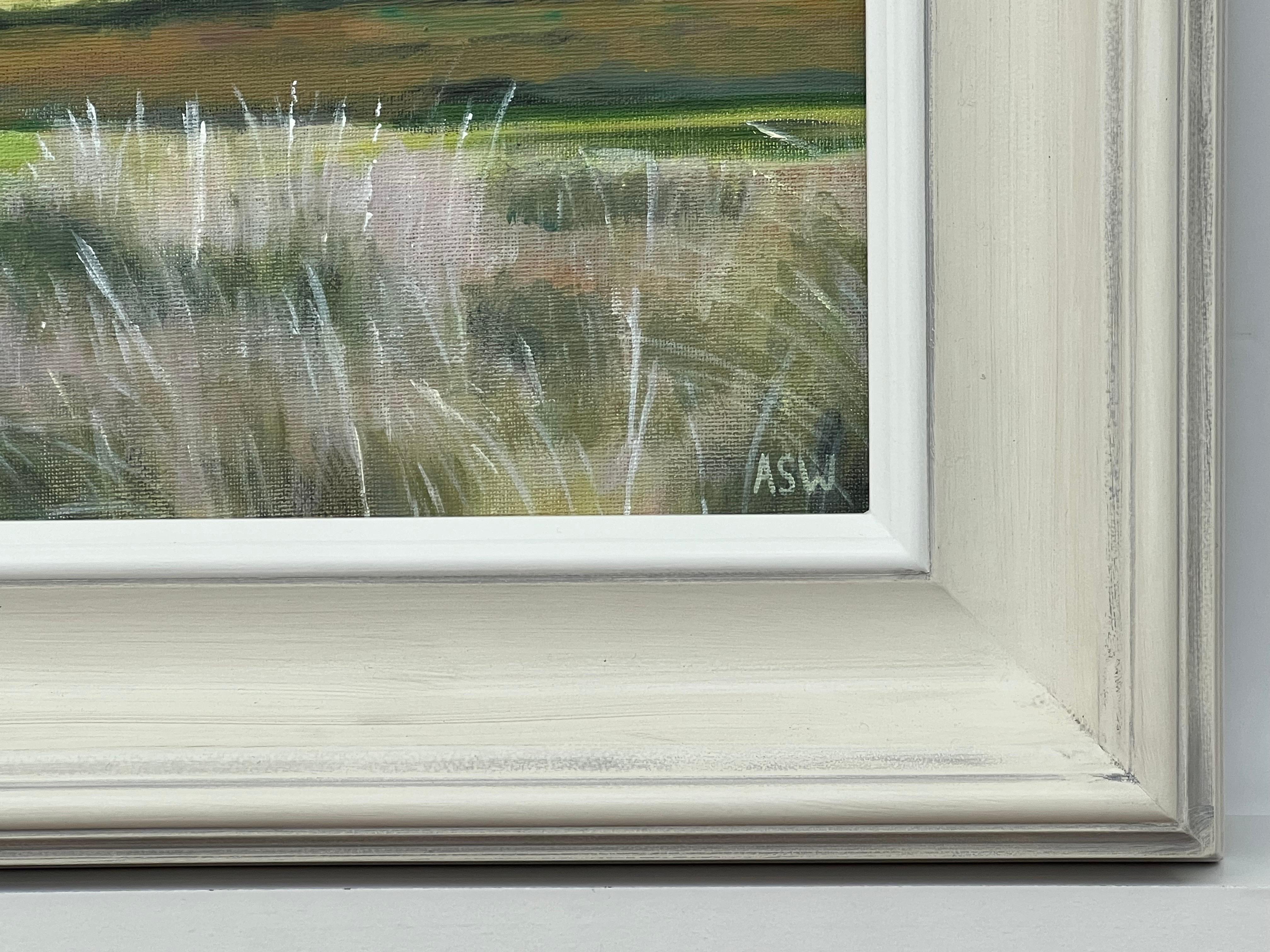 Sunset at Brora Golf Course in the Scottish Highlands by Contemporary Artist For Sale 8