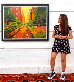 Il Chrysler Building 42nd Street di New York dell'artista britannico contemporaneo