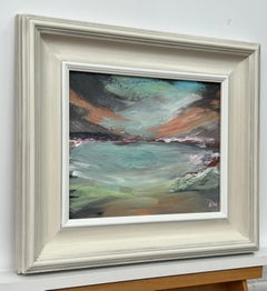 Twilight Serenity - Paesaggio marino astratto e atmosferico di un artista britannico