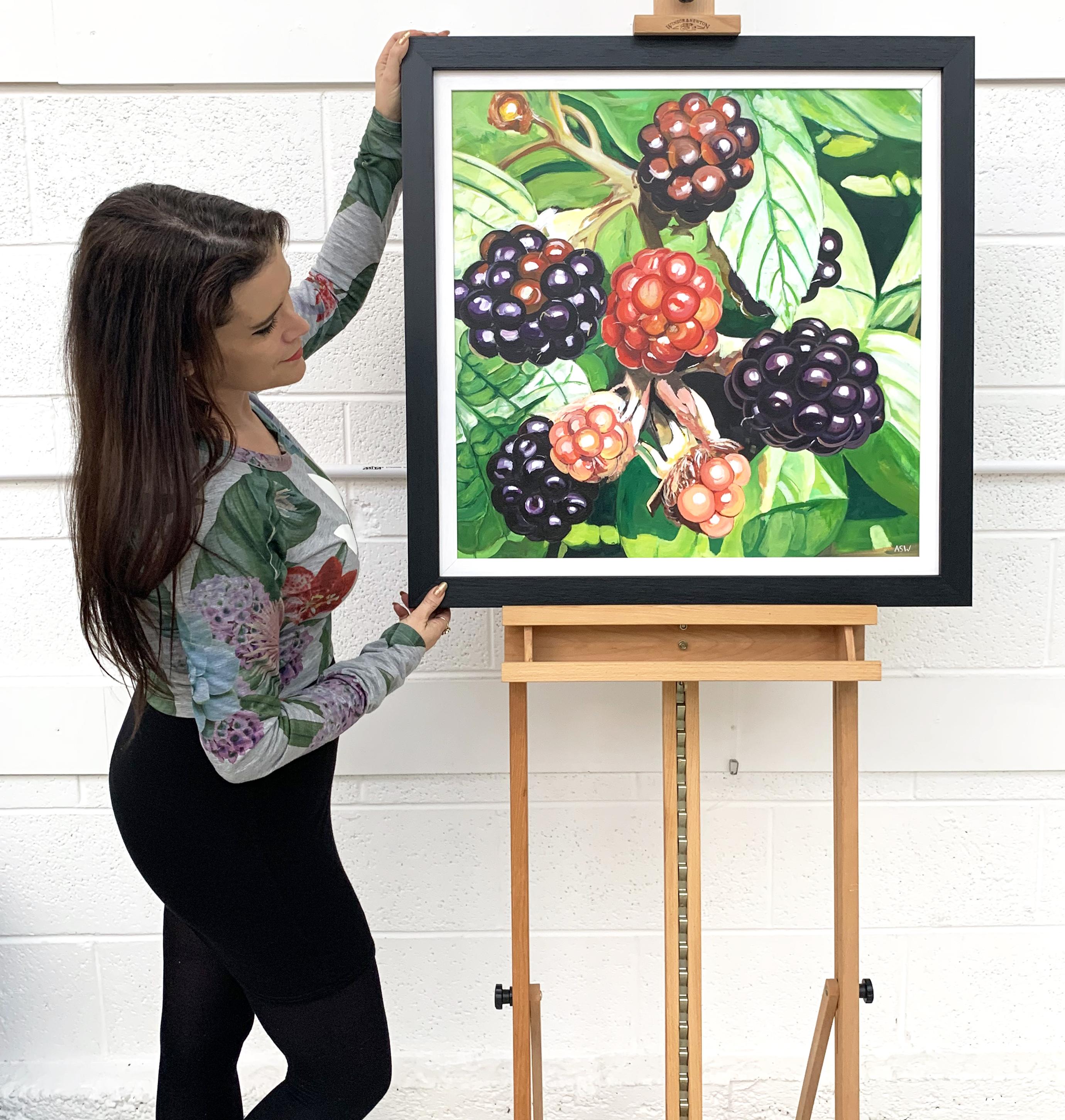 blackberries painting