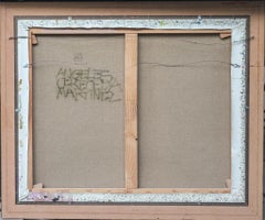 "Forest Scene with Stream" Large Impressionist Oil Painting of Trees Woods Water