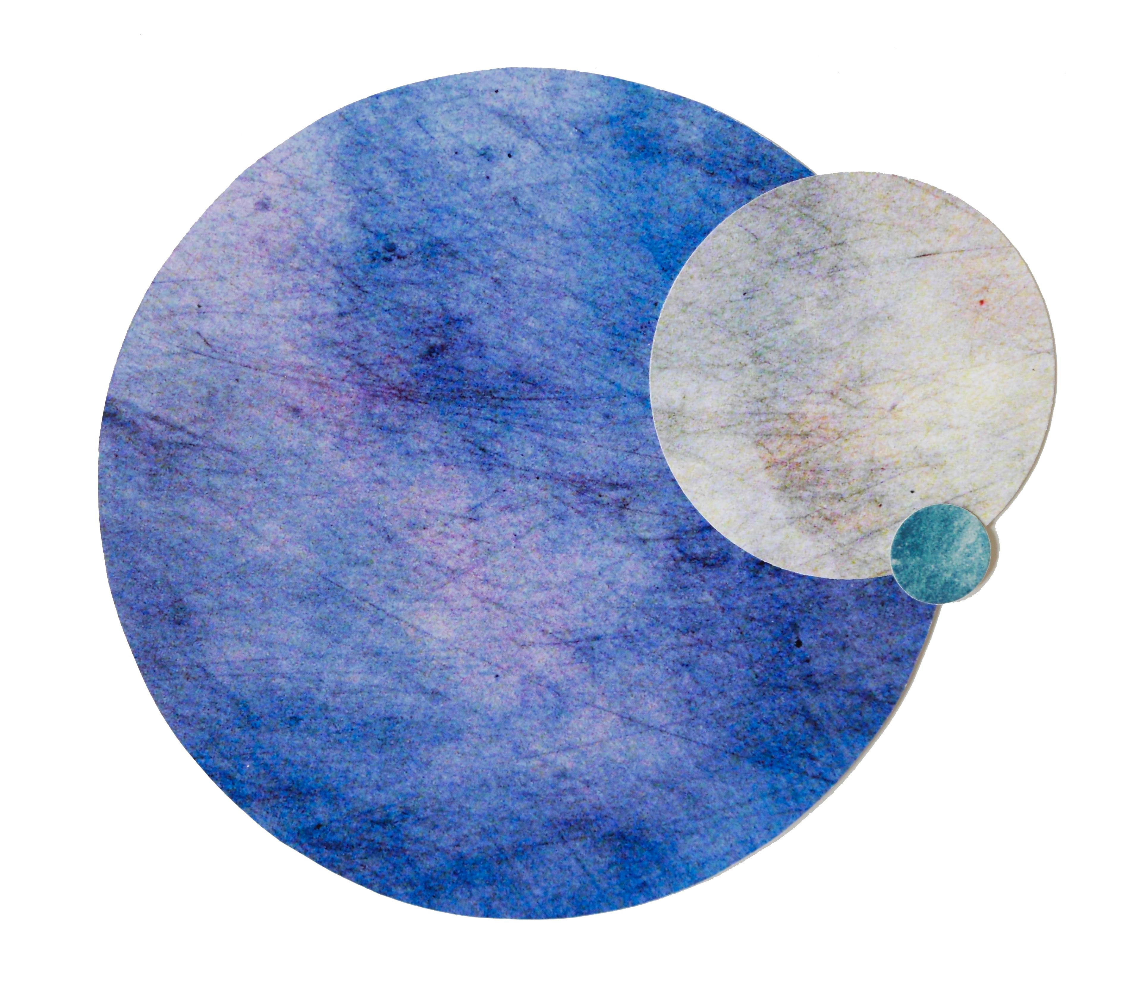 Cosmos #16 - Mixed Media Art by Angelica Bergamini