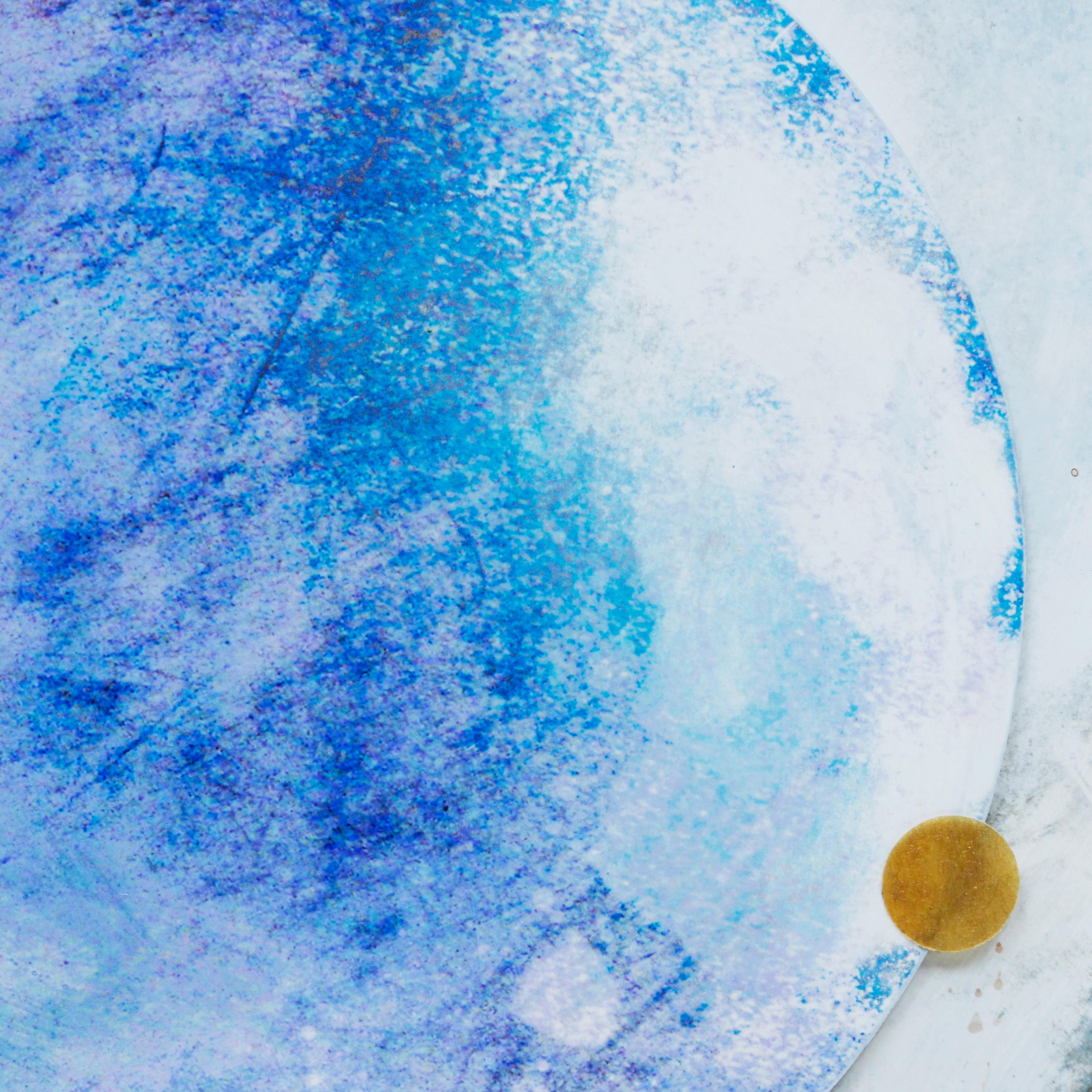 Originem #4 - Abstract Geometric Mixed Media Art by Angelica Bergamini