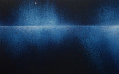 Monotype print and collage on paper: 'I will meet you there'