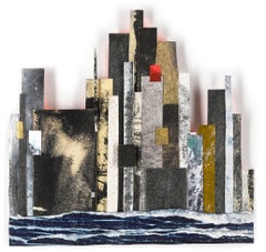 Collage de monotipos: 'Manahatta #5