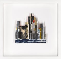 Collage du monotype : Manahatta n° 5