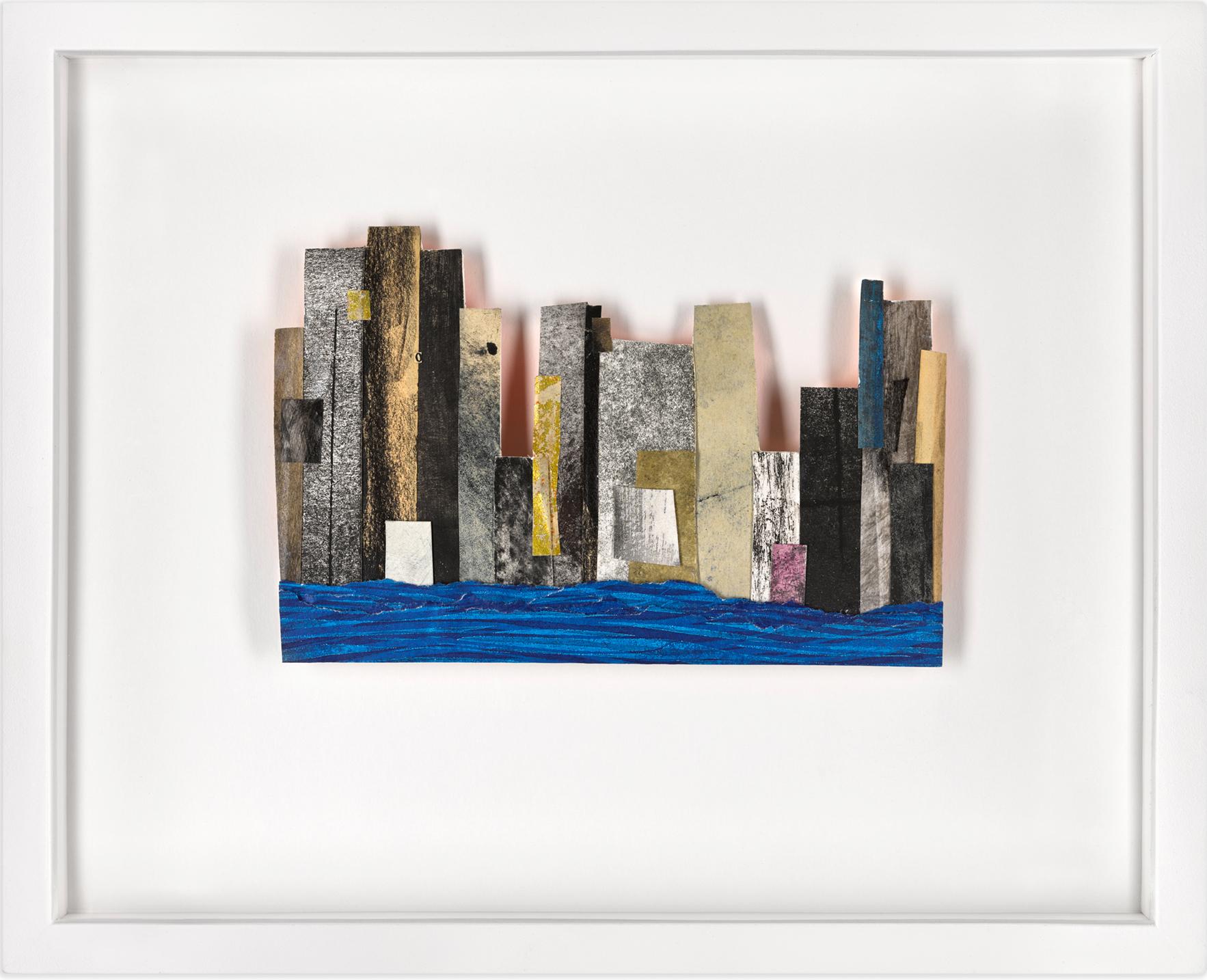Collage de monotipos: 'Manhatta #2'