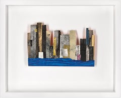 Collage du monotype : Manhatta #2