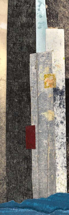 Collage einer Monotypie: „Manhatta #4“