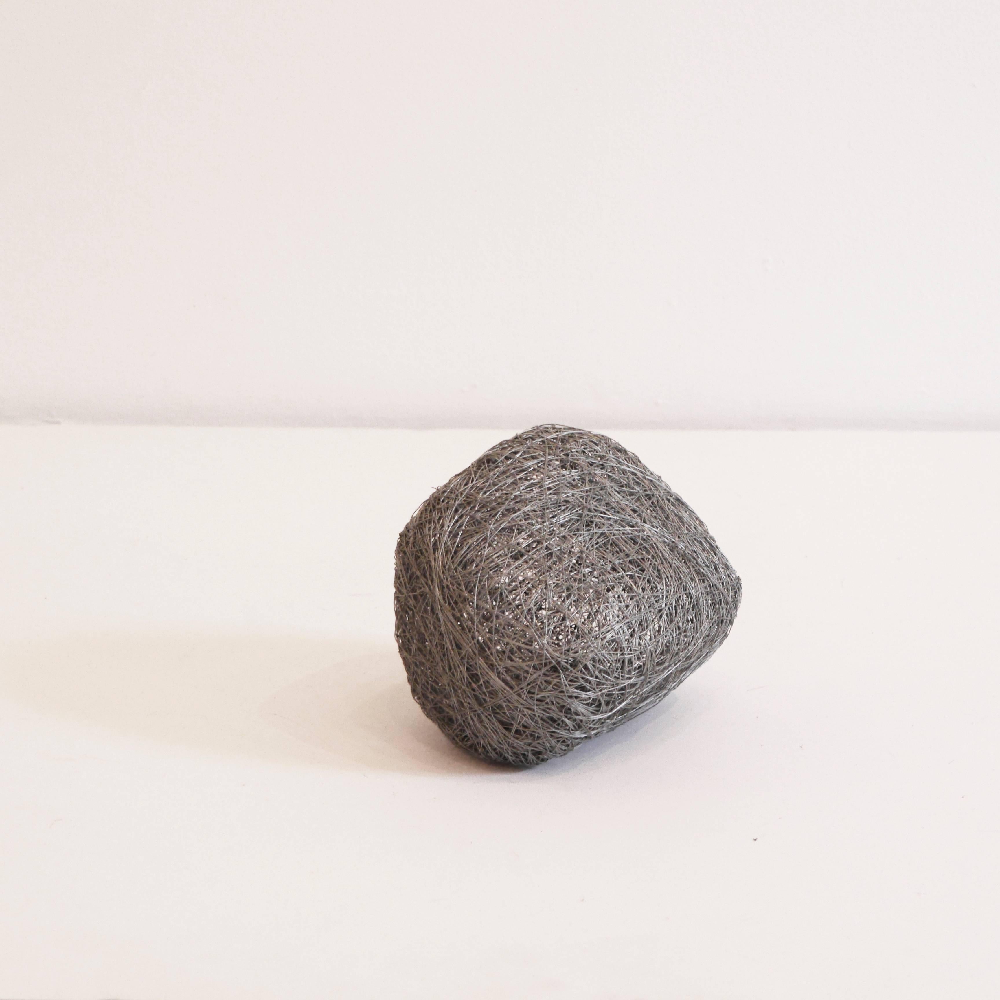Sasso (Stone-Small) - Sculpture by Angelica Bergamini