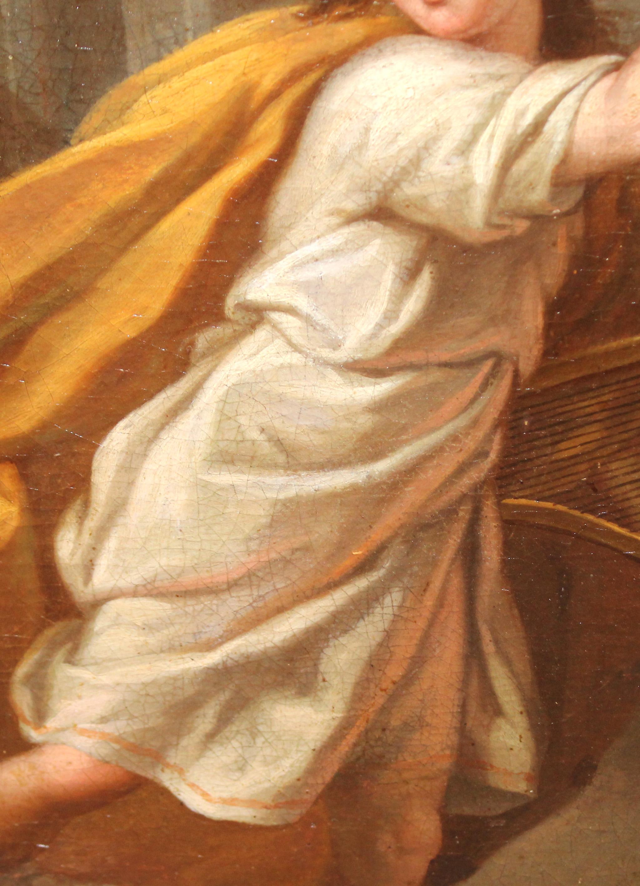 Óleo sobre tela - Saúl ataca a David im Angebot 8