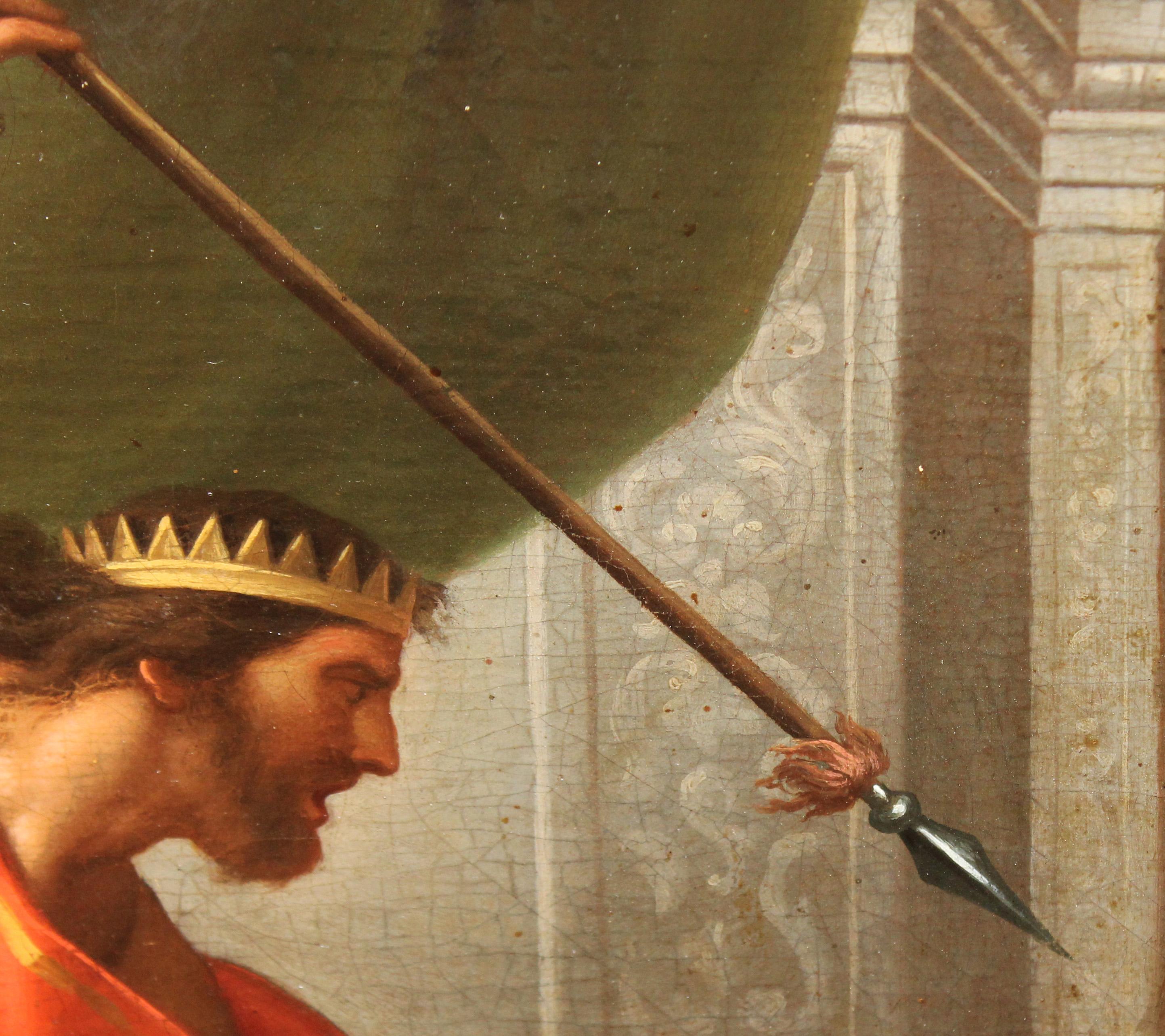 Óleo sobre tela - Saúl ataca a David im Angebot 2