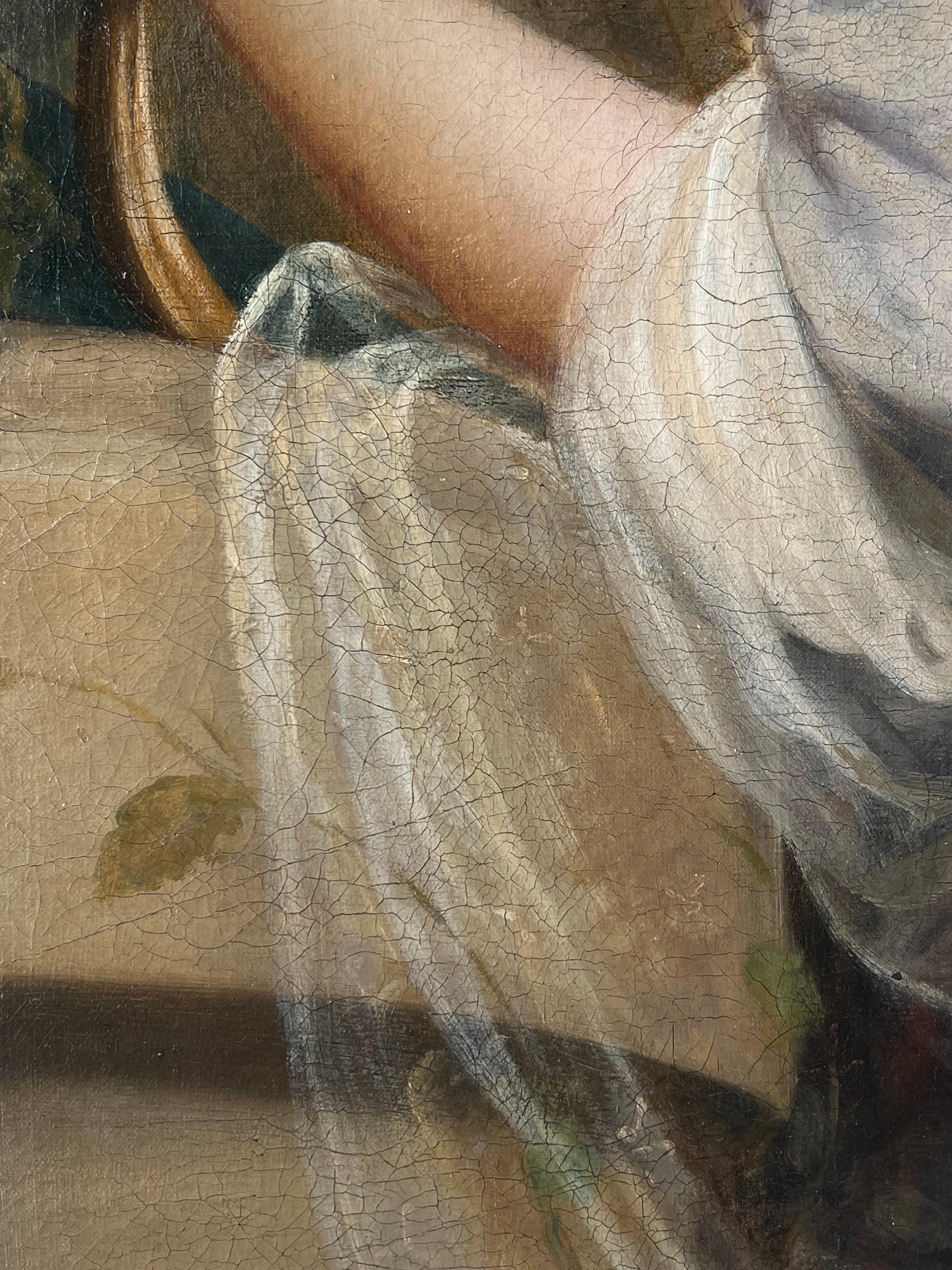 Ritratto di dama del XVIII secolo come Erato, la musa della poesia - Angelica Kauffman 6