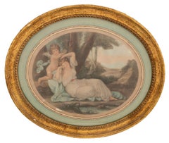 Figural Composition Mezzotints, 2