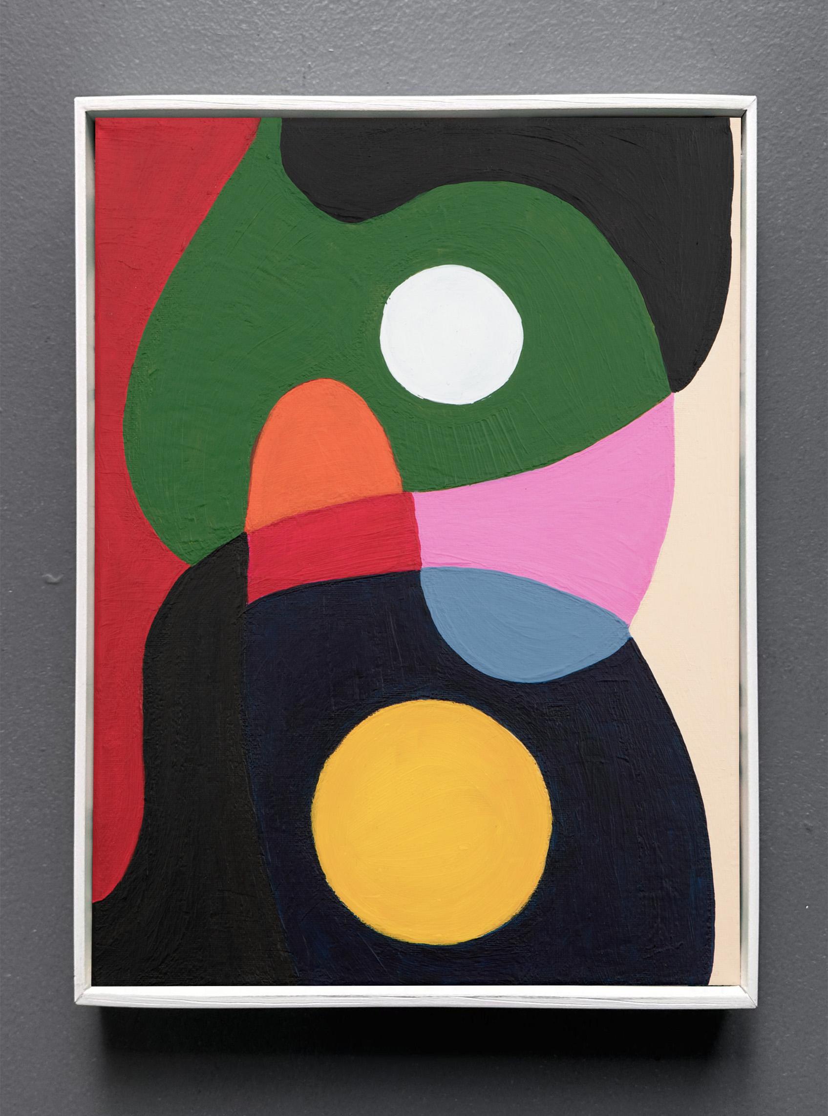 The Journey 001, From The series Life is a Playground. Abstract painting - Mixed Media Art by Angelica Tcherassi