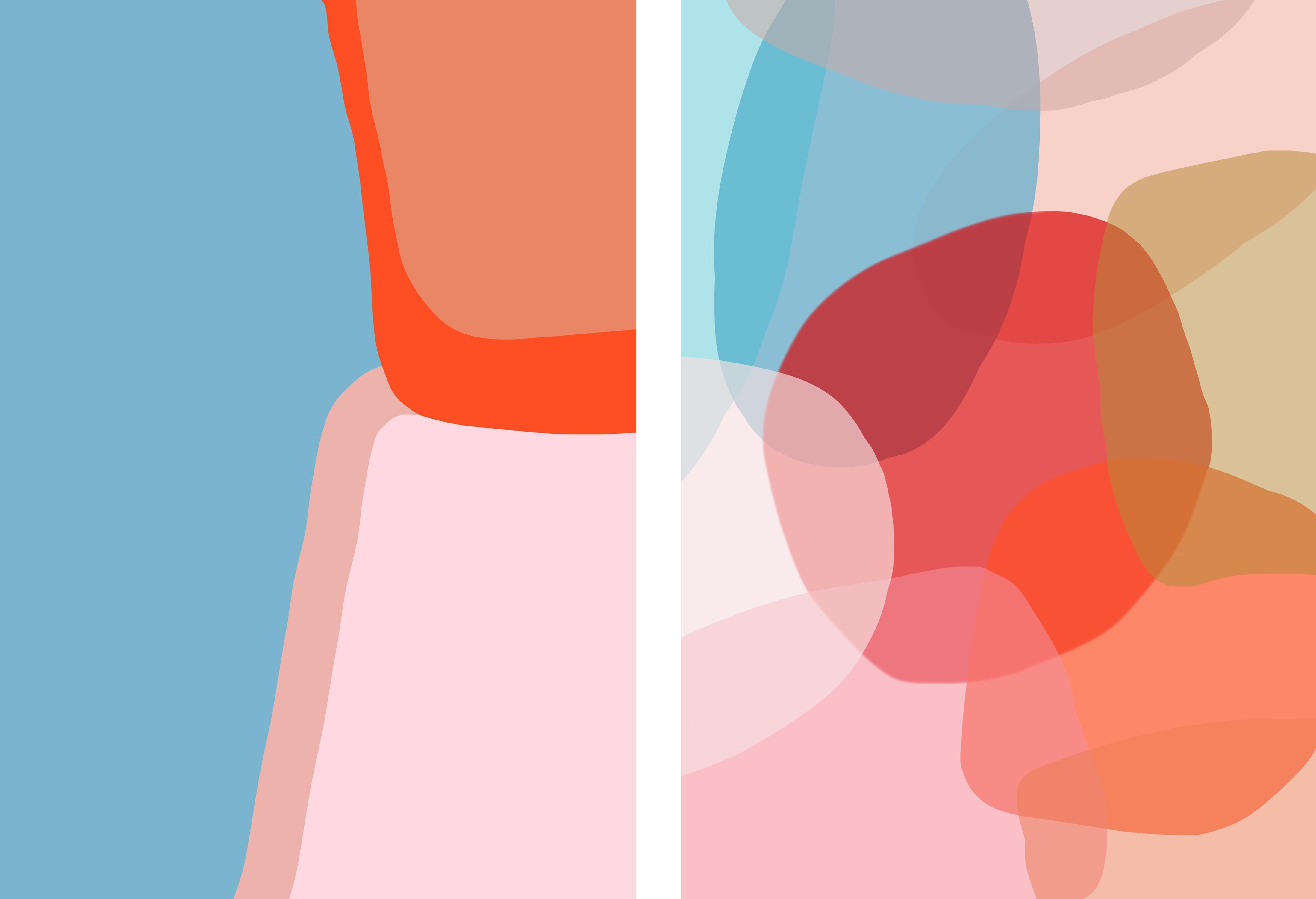 Color Photograph di Angelica Tcherassi - Blender 01 e CoCreate 01, Diptych. Fotografie astratte a colori