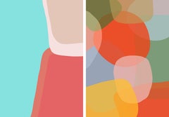 Blender 02 und CoCreate 02, Diptychon. Abstrakte Farbfotografien