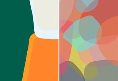 Blender 03 und CoCreate 03, Diptychon. Abstrakte Farbfotografien