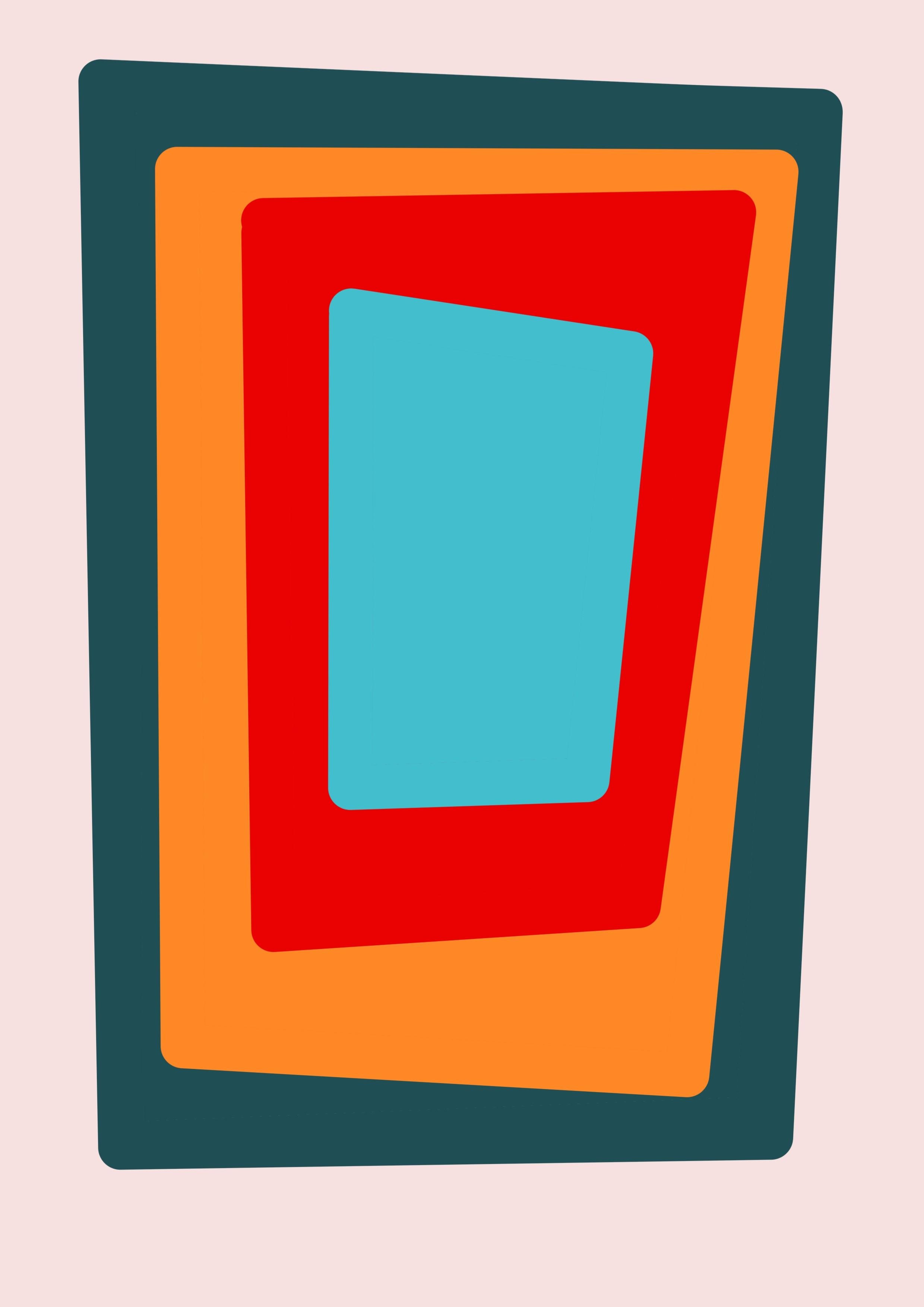 Angelica Tcherassi Abstract Photograph – Gateway 04, Aus dem Portal der Serie. Abstrakte Farbfotografie