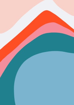 Gaze Into The Lake 03, From the series The Journey. Abstract color photograph