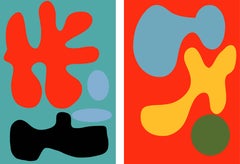 Er sagte 01 und sie sagte 03, Diptychon. Abstrakte Fotografien in limitierter Auflage