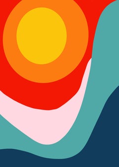 Hearin Gaia 01, aus der Serie Die Reise. Abstrakte Farbfotografie