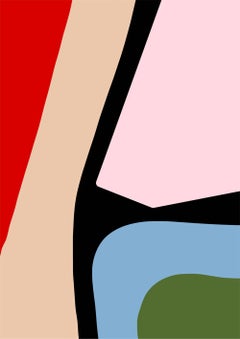 The Block 02 and The Mask 03. Abstract color photographs. Diptych.