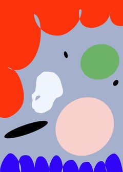 Allí, aquí 01, de la serie Desde el universo interior. Fotografía abstracta en color