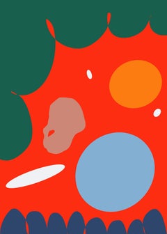 Allí, aquí 03, de la serie Desde el universo interior. Fotografía abstracta en color