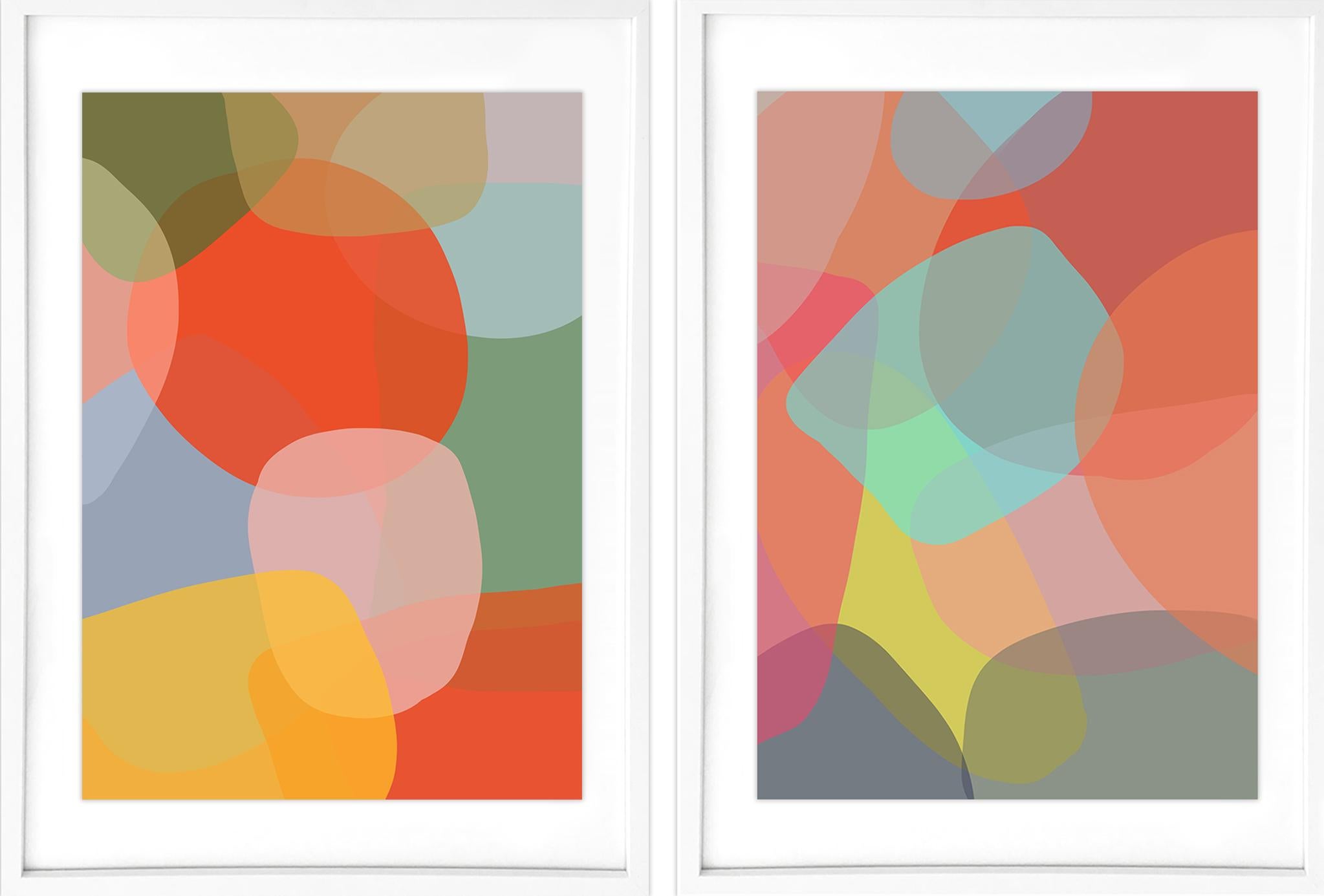 CoCreate 02 and 03 (Diptych), From the We Are One Series. Abstract color photo