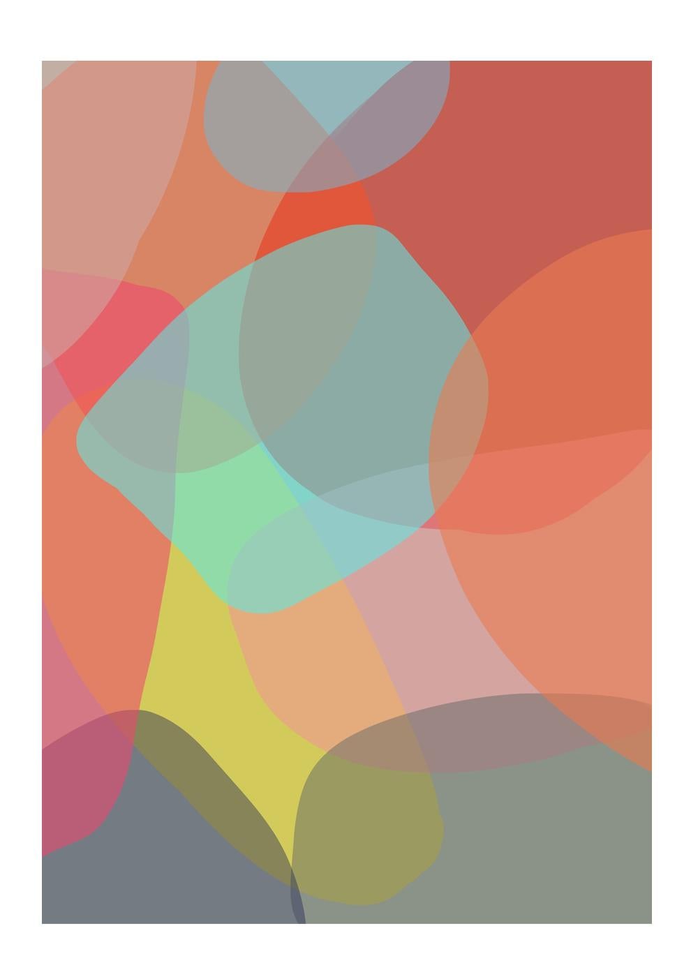 Angelica Tcherassi Abstract Print – CoCreate 03, aus der Serie We Are One. Abstrakte Farbfotografie