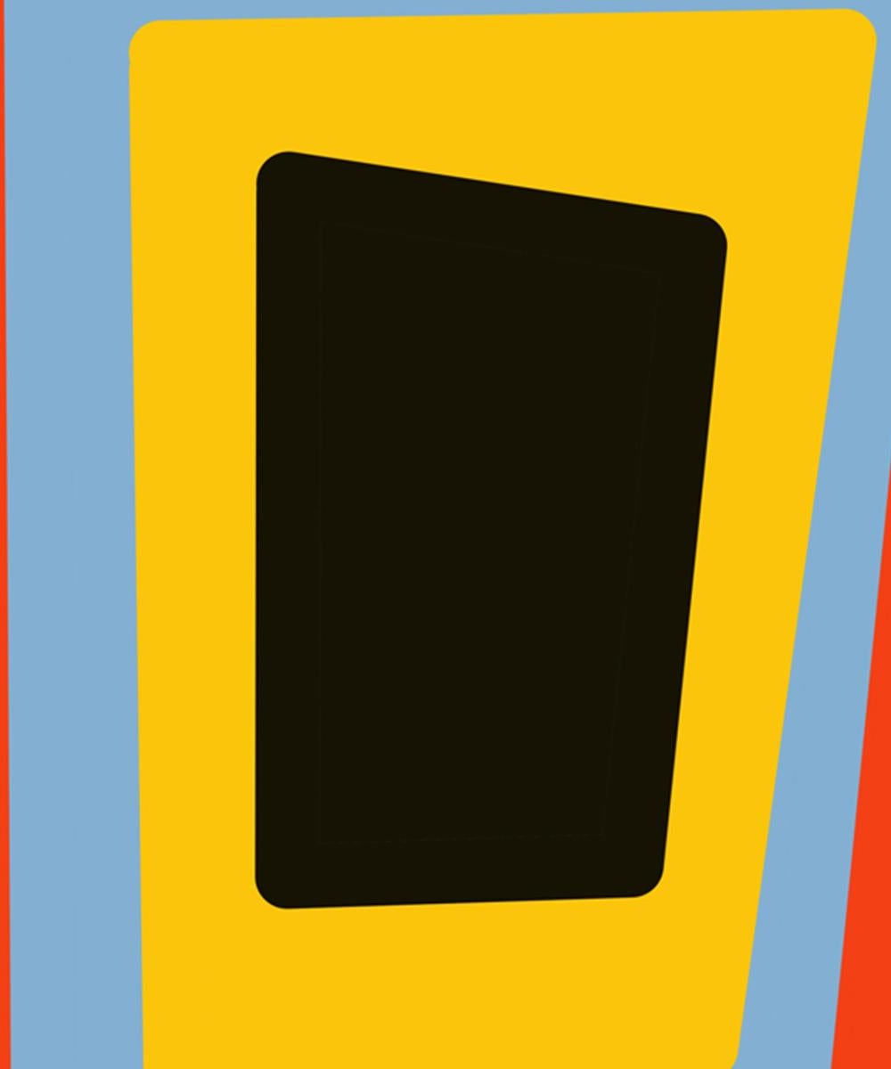 Gateway 01, Aus dem Portal der Serie. Abstrakte Farbfotografie (Orange), Abstract Photograph, von Angelica Tcherassi
