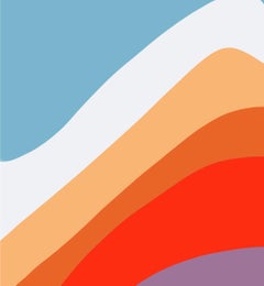 Gaze Into The Lake 01, Dalla serie The Journey. Fotografia astratta a colori