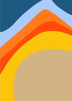 Gaze Into The Lake 02, From the series The Journey. Abstract color photograph