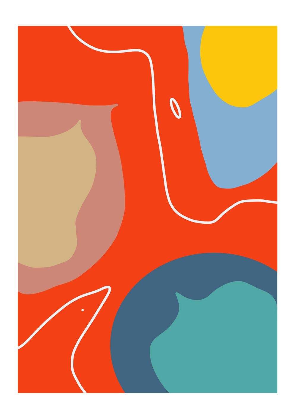 Abstract Print Angelica Tcherassi - Le Royaume 02. De la série Making Sense. Photographie couleur abstraite