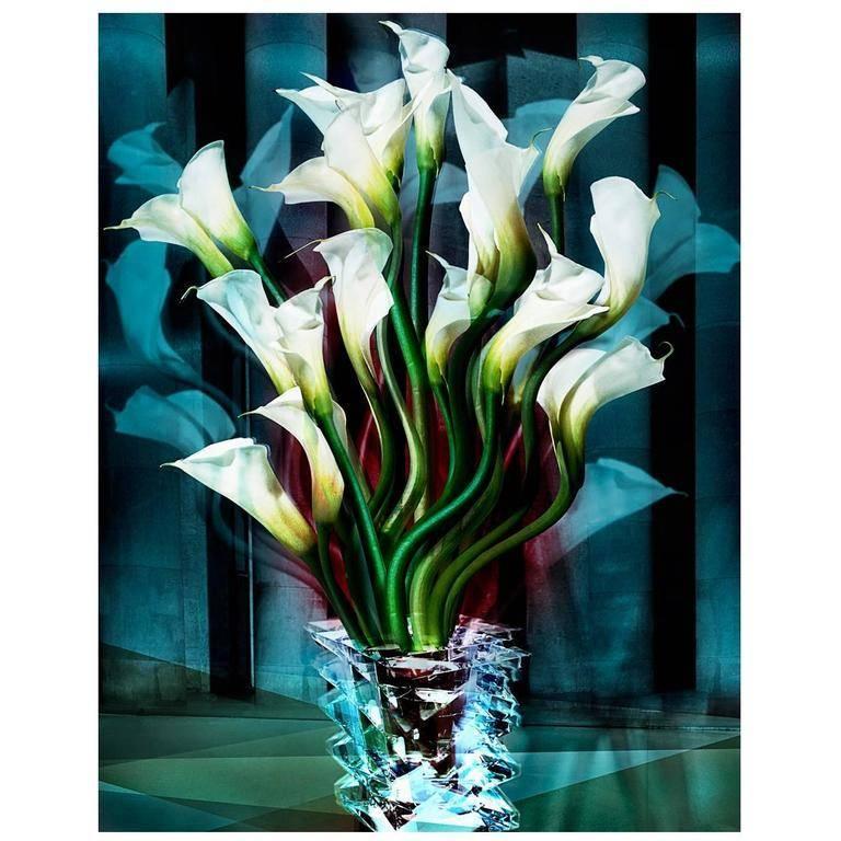 Calla-Lilien - • # 3 von 6 - • 59 cm x 42 cm – Photograph von Angelika Buettner