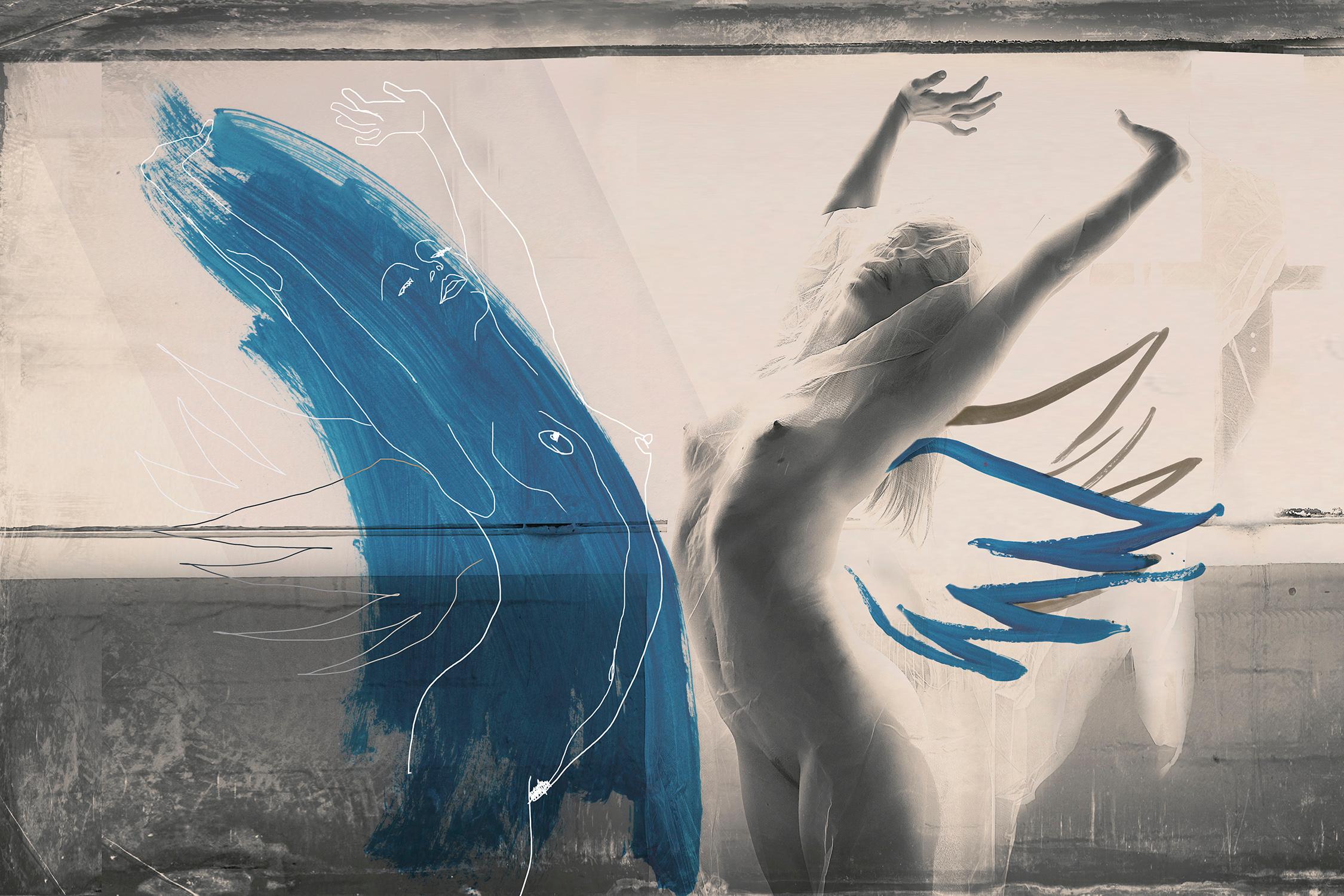 Angelika Buettner Nude Photograph – Ghost Seelen II - • # 2 von 9 - • 42 cm x 59 cm